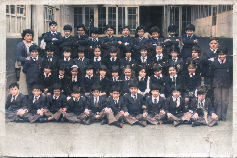 2° Básico Colegio Anglo Chileno año 1982